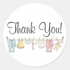 ベビー衣料品物干し乳児裁縫ありがとう ラウンドシール