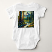 ベビー衣服 ベビーボディスーツ (裏面)