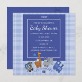 ベビー表現招待状 セーブザデート (正面/裏面)