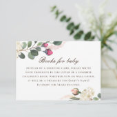 ベビー要求の本を持って来る。水彩バラ エンクロージャーカード (スタンド正面)