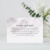 ベビー要求の本を持って来る。水彩紫 エンクロージャーカード (スタンド正面)