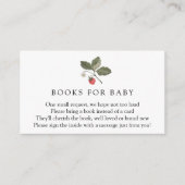 ベビー要求囲いカード用いちご本 エンクロージャーカード (正面)