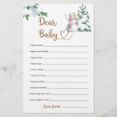 ベビー親愛冬季ベビーシャワーゲーム (正面)