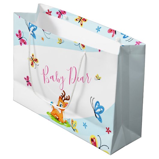 ベビー親愛（鹿）カスタム ラージペーパーバッグ (正面アングル)