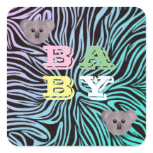 ベビー角シール