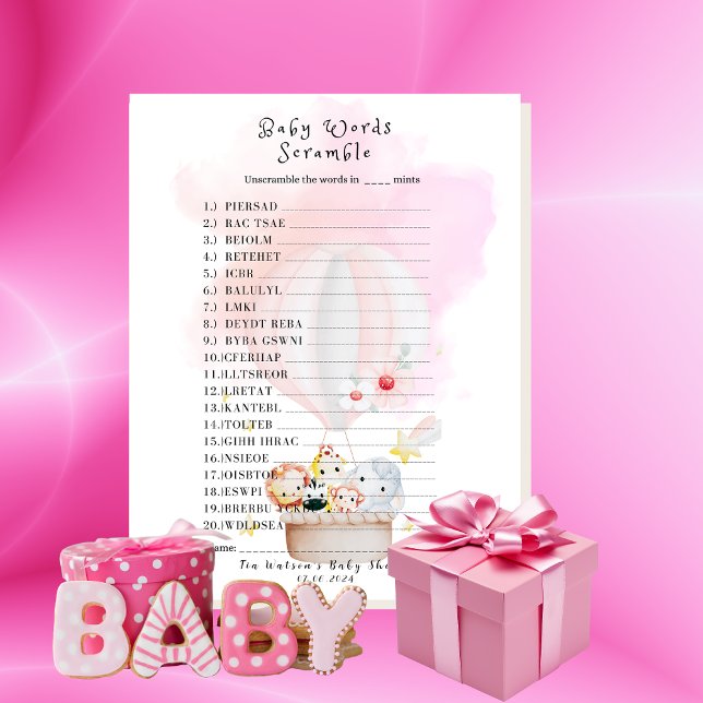 ベビー言葉スクランブルゲームベビーアニマルズサファリ (クリエイターアップロード済み)