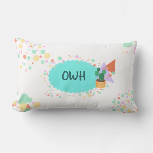 ベビー言語 ランバークッション (正面)