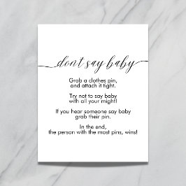 ベビー記号ミニマルモダンリストシンプル ポスター