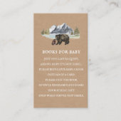 ベビー詩の本に赤ちゃんシャワーカードストック エンクロージャーカード (正面)