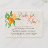 ベビー詩柑橘系オレンジニュートラルの本 エンクロージャーカード (正面)