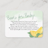 ベビー詩柑橘類レモンニュートラルの本 エンクロージャーカード (正面)