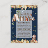 ベビー詩QRコード森林動物用ブック エンクロージャーカード (正面)