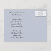 ベビー誕生のお知らせフォトポストカード 案内ポストカード (裏面)