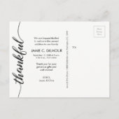 ベビー誕生のお知らせ、感謝、写真カスタム写真 案内ポストカード (裏面)