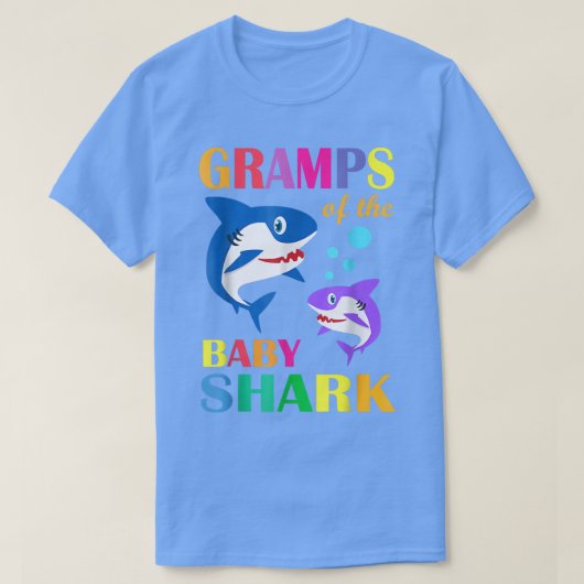 ベビー誕生日のグランプShark Gramps Shark Chr Tシャツ (デザイン正面)