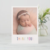 ベビー誕生日サンキューカード 招待状 (スタンド正面)