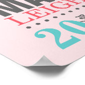 ベビー誕生日付詳細ポスター – Cotton Candy ポスター (角)