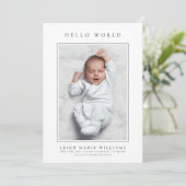 ベビー誕生発表ウッドランド赤ちゃん動物 (スタンド正面)