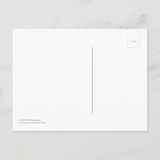 ベビー誕生発表ピンク水玉模様 案内ポストカード (裏面)