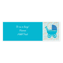 ベビー誕生発表ミニカード