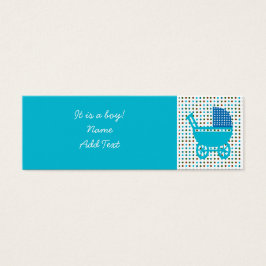 ベビー誕生発表ミニカード