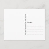 ベビー誕生発表写真はがき 案内ポストカード (裏面)