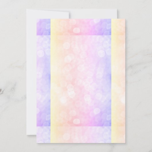 ベビー誕生発表女子または男カスタマイズの子 案内状 (裏面)