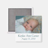 ベビー誕生発表磁石 マグネット (正面/裏面)