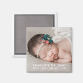 ベビー誕生発表 マグネット (正面/裏面)