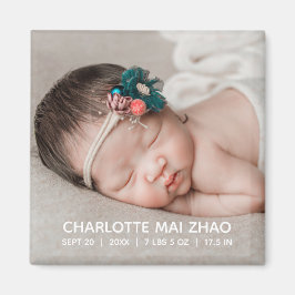 ベビー誕生発表 マグネット