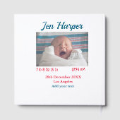 ベビー誕生統計の追加名場所日付保存用メモ ゲストブック (裏面)