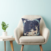 ベビー誕生統計ウッドランドディアウィンターホリデーズ クッション (椅子)