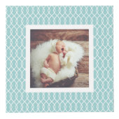 ベビー誕生統計フォトキューブ | アクア フォトキューブ (正面)