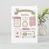 ベビー誕生統計情報発表ピンク シーズンカード (スタンド正面)