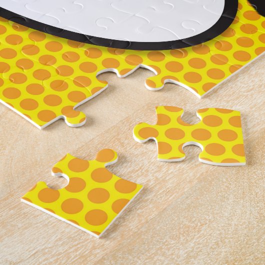 ベビー誕生統計漫画ブックアポップ・アートのートキープサケ ジグソーパズル (側面)