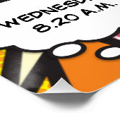 ベビー誕生統計漫画ブックアポップ・アートのートキープサケ ポスター (コーナー)