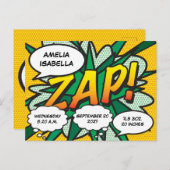 ベビー誕生統計漫画ブックポップ・アートのArt Keepsake ポストカード (正面/裏面)