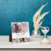 ベビー誕生統計4写真コラージプラーク フォトプラーク (インサイチュ)