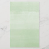 ベビー語スクランブルベビーシャワーゲーム金ゴールド緑 (裏面)