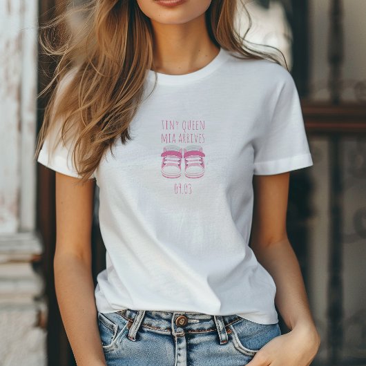 ベビー読み込み中です お待ちください カスタム出産予定日Tシャツ Tシャツ