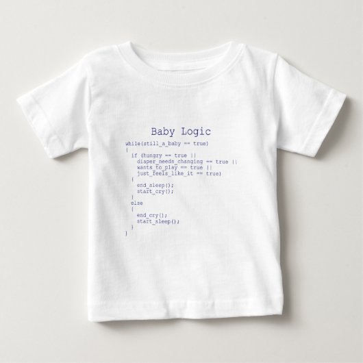 ベビー論理 ベビーTシャツ (正面)