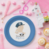 ベビー警官カスタム紙プレート ペーパープレート (パーティー)