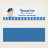 ベビー警官スキニービジネスカードメッセージカード (正面&裏面)