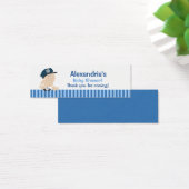 ベビー警官スキニービジネスカードメッセージカード (デスク)