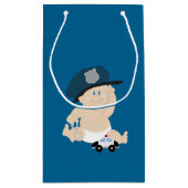 ベビー警官ベイビーシャワー抱き枕 スモールペーパーバッグ (裏面)