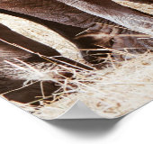 ベビー象かわいいアフリカゾウと母 ポスター (角)