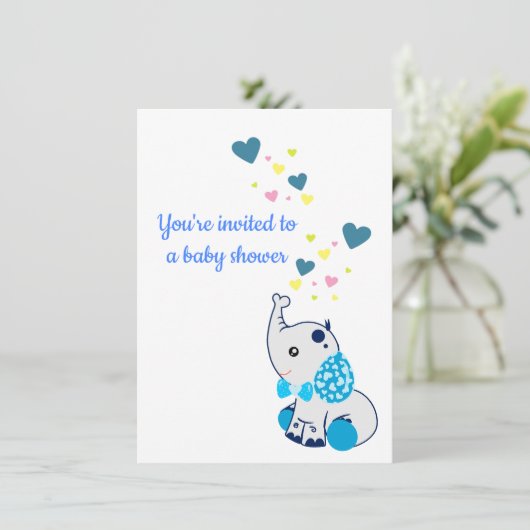 ベビー象との赤ちゃんシャワー発表 (スタンド正面)