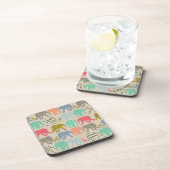 ベビー象とフラミンゴ コースター (右側)