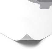 ベビー象と風船ポスター ポスター (角)