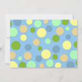 ベビー象のシャワーの招待状 招待状 (裏面)